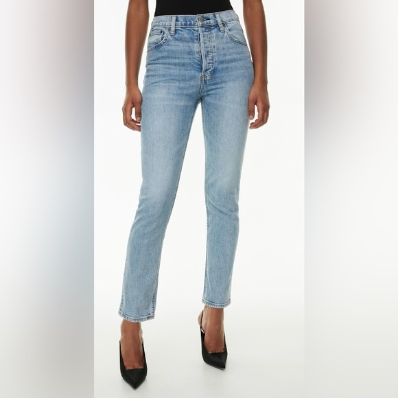 Aritzia Denim Forum The yoko high rise slim 28L Woman’s Jeans👖size 24 - Picture 6 of 12